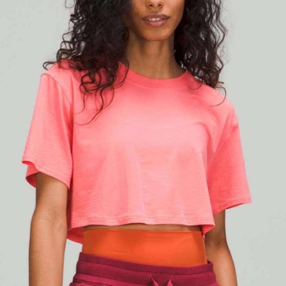 Lululemon All Yours Cropped Tee